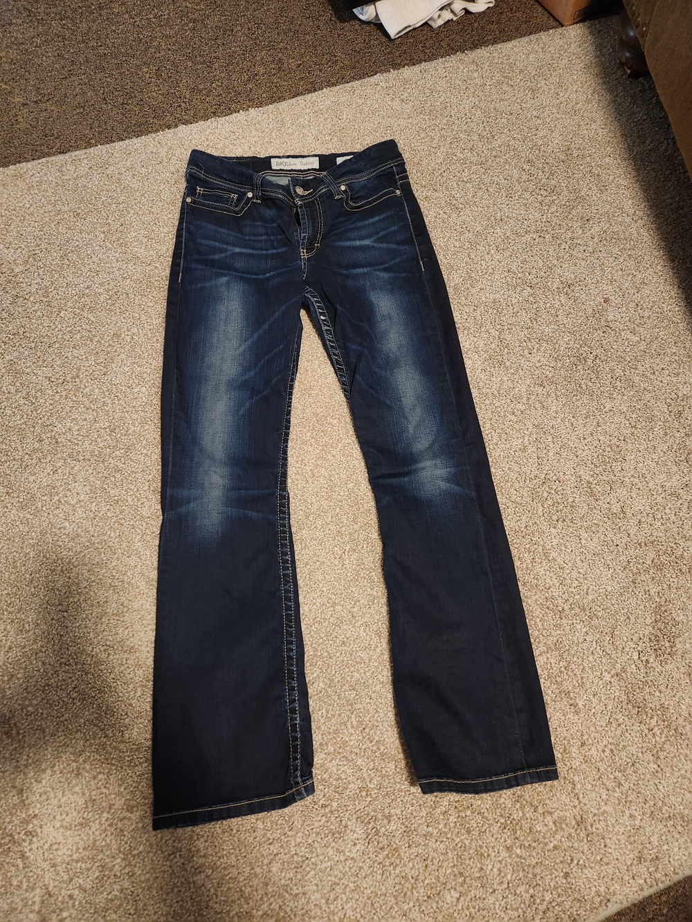 BKE Dakota Women's Dark Blue Bootcut Jeans 28x33.5